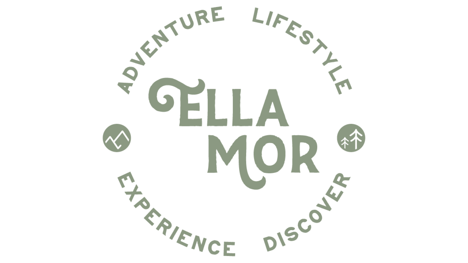 Ella Mor Logo Badge Green PNG