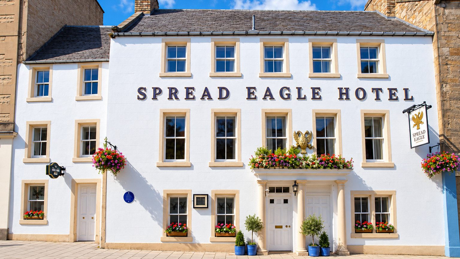 Spread Eagle Hotel Exterior Cleaned