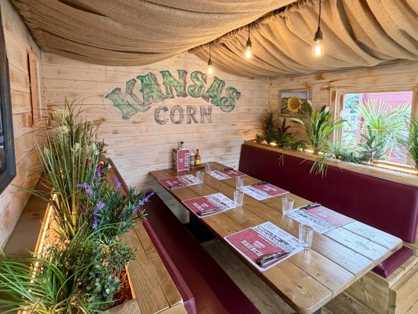 Kansas hut interior