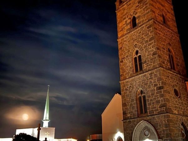 Knock Shrine at Night