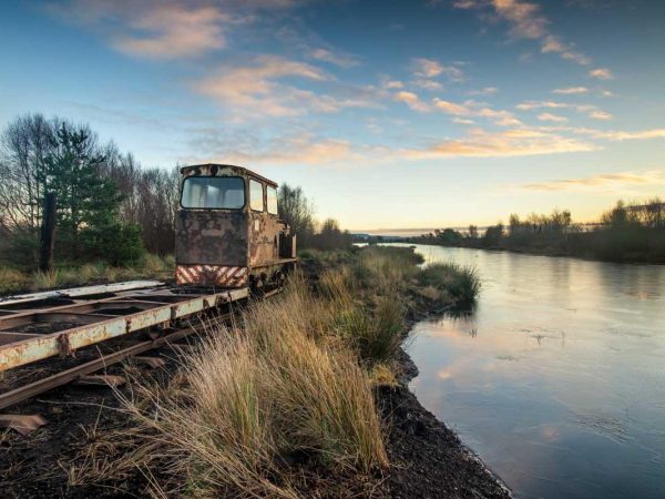 Loco Sunset Lullymore Heritage Park