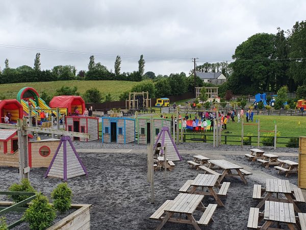 Family day out with play activities for kids