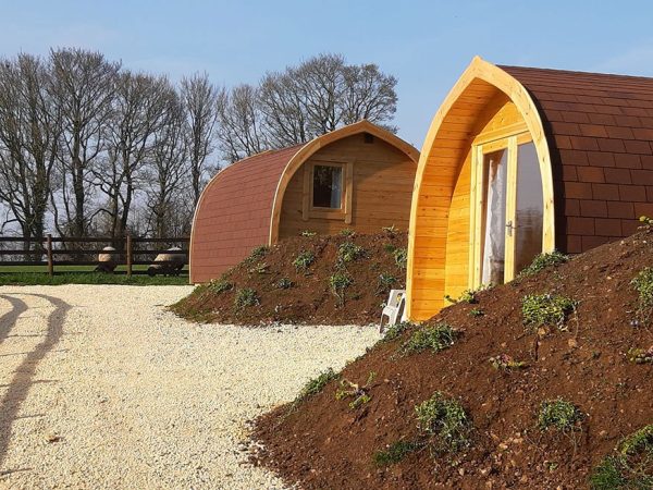 Glamping pods near broadway tower worcestershire cotswolds england ukb