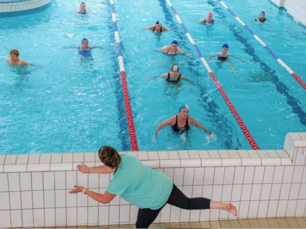 Splashworld aqua aerobics pool class