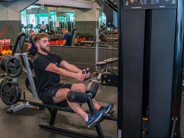 Splashworld gym members rowing machines