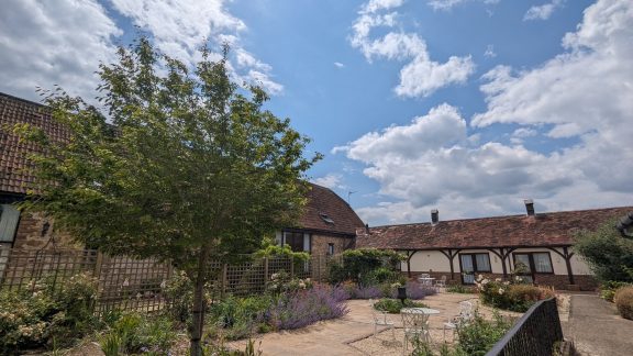 Courtyard from room 6